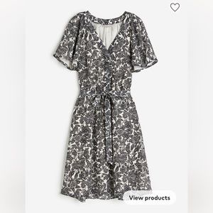 H&M workwear chiffon dress